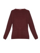Goat Alice waffle-knit cashmere sweater burgundy