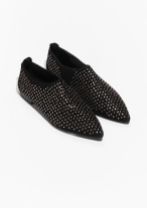 &Other Stories Suede Stud Flats